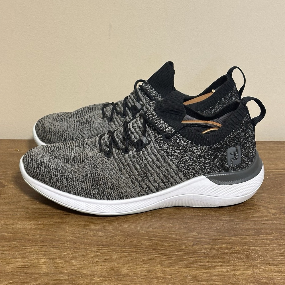 FootJoy FJ Flex XP Womens 9.5 Gray Spikeless Athletic Golf Waterproof Shoe 95336 - Picture 4 of 9